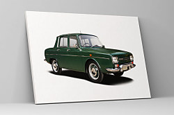 Obraz Zelené autíčko 1497